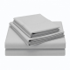 Bed Sheet Set Soft 100% Cotton Size queen, Grey Light